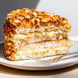 Bienenstich Mandel Creme Kuchen